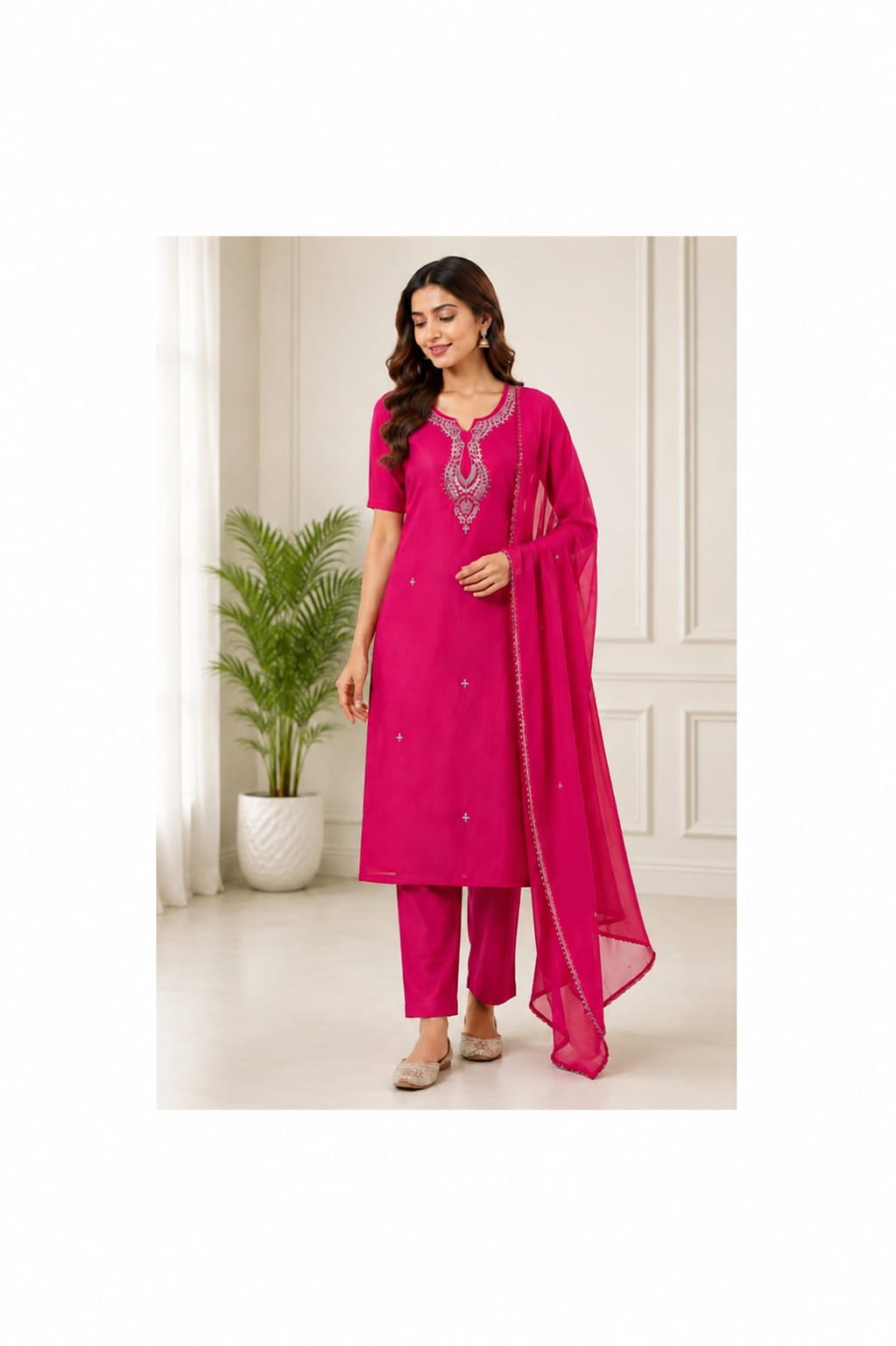 Silk Cotton Dress A-Line