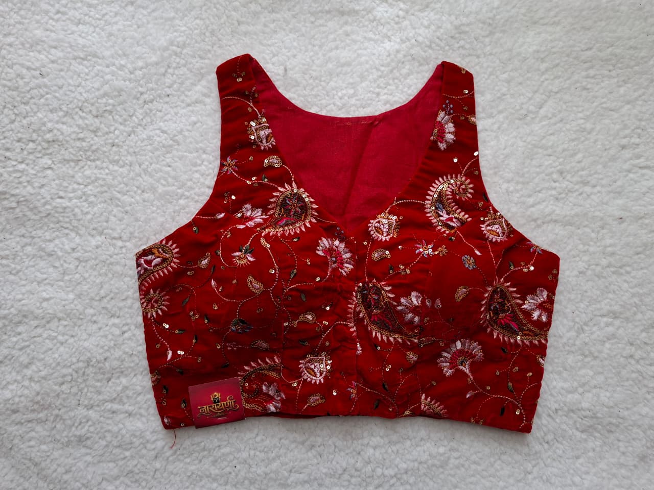 Heavy Sequin & Thread Work Blouse view 1