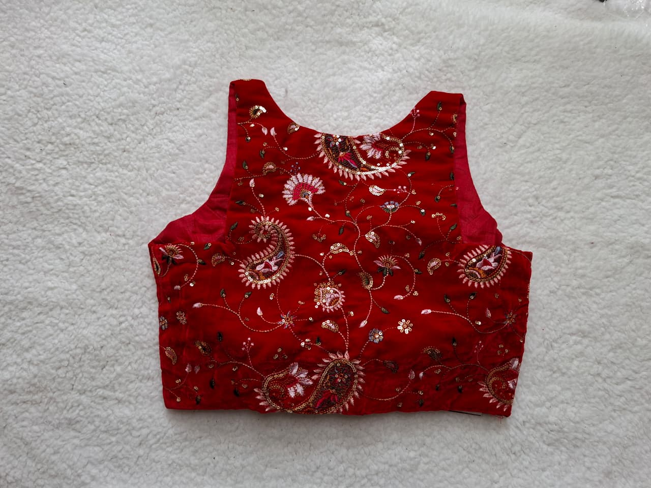 Heavy Sequin & Thread Work Blouse view 2