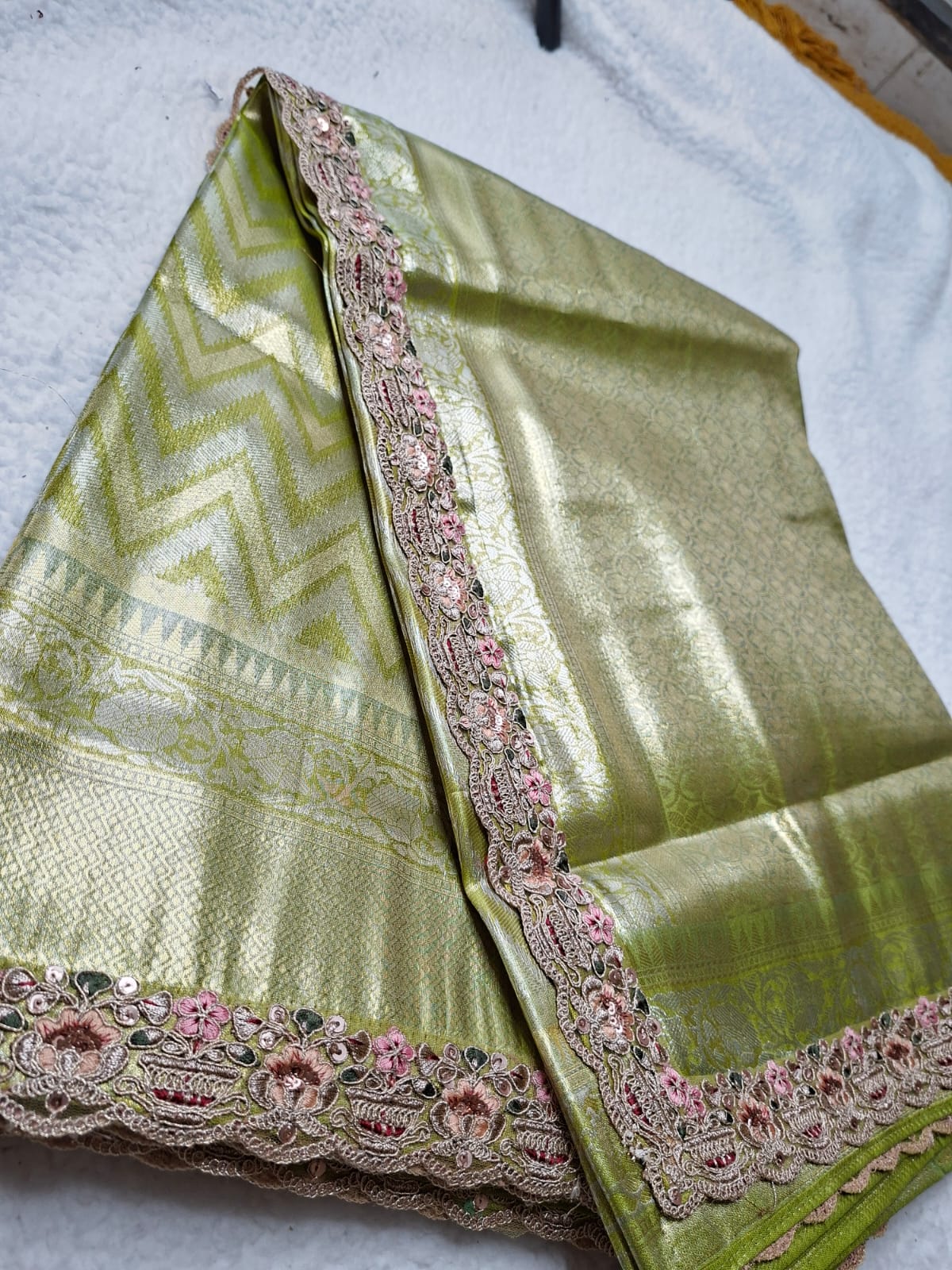 Designer Saree in Green
