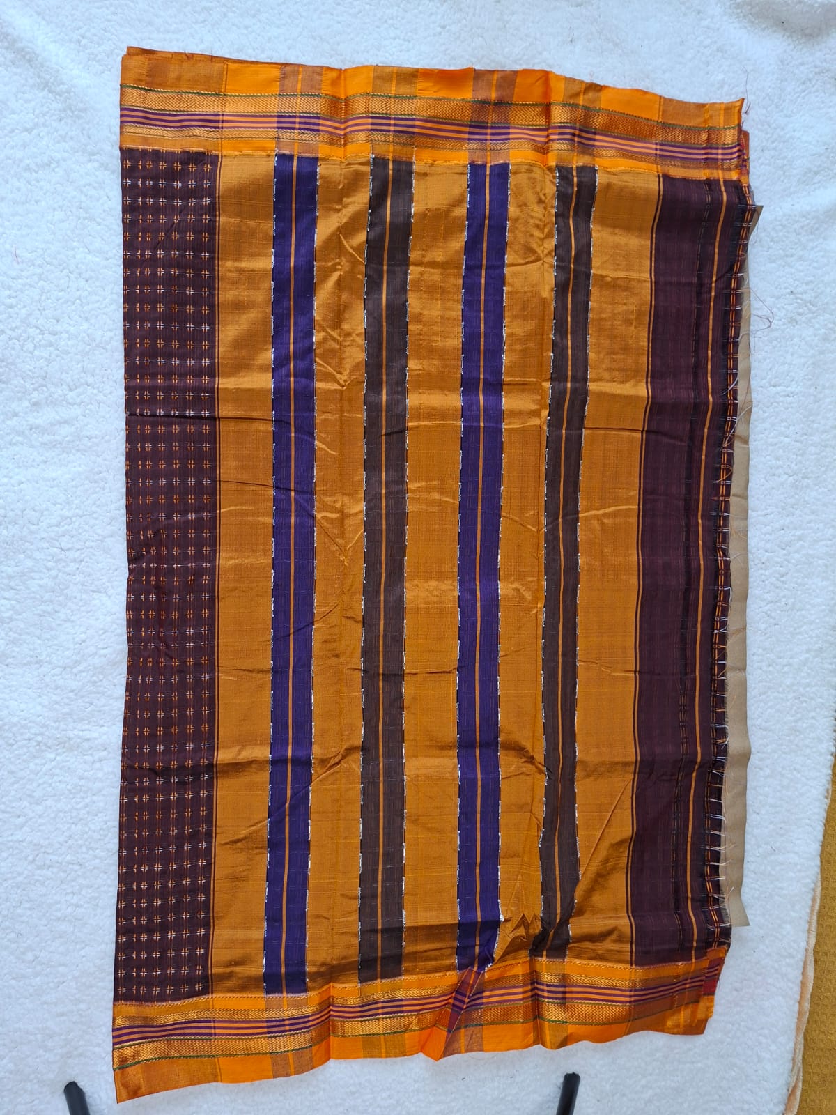 Cotton Cheak Butti Saree view 2