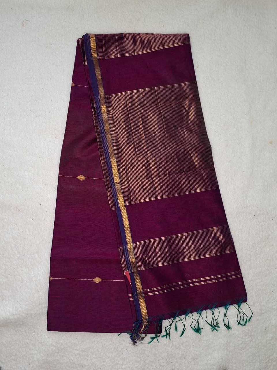 Maheshwari Pure Handloom Saree view 2