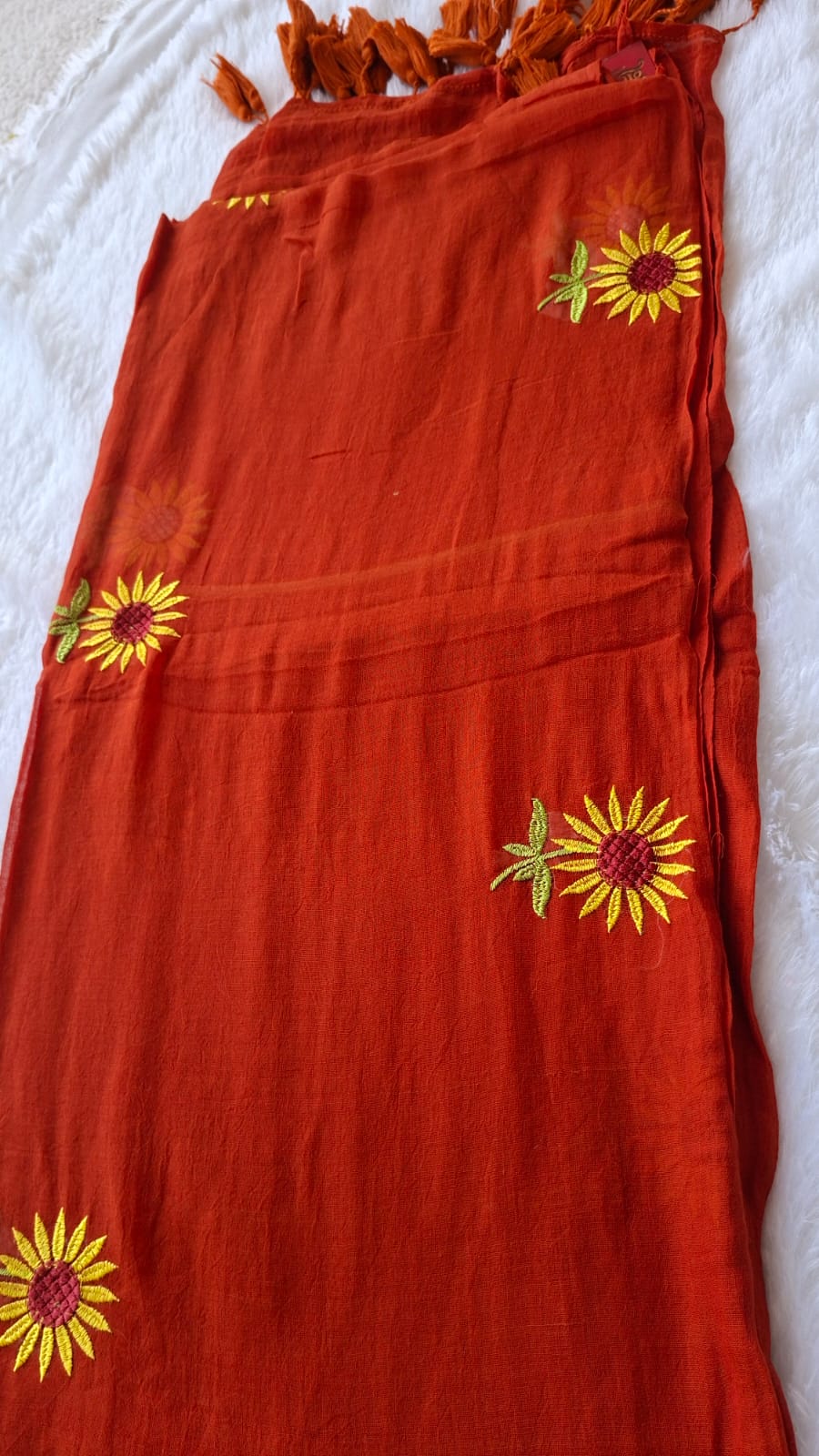 Sunflower Saree view 3