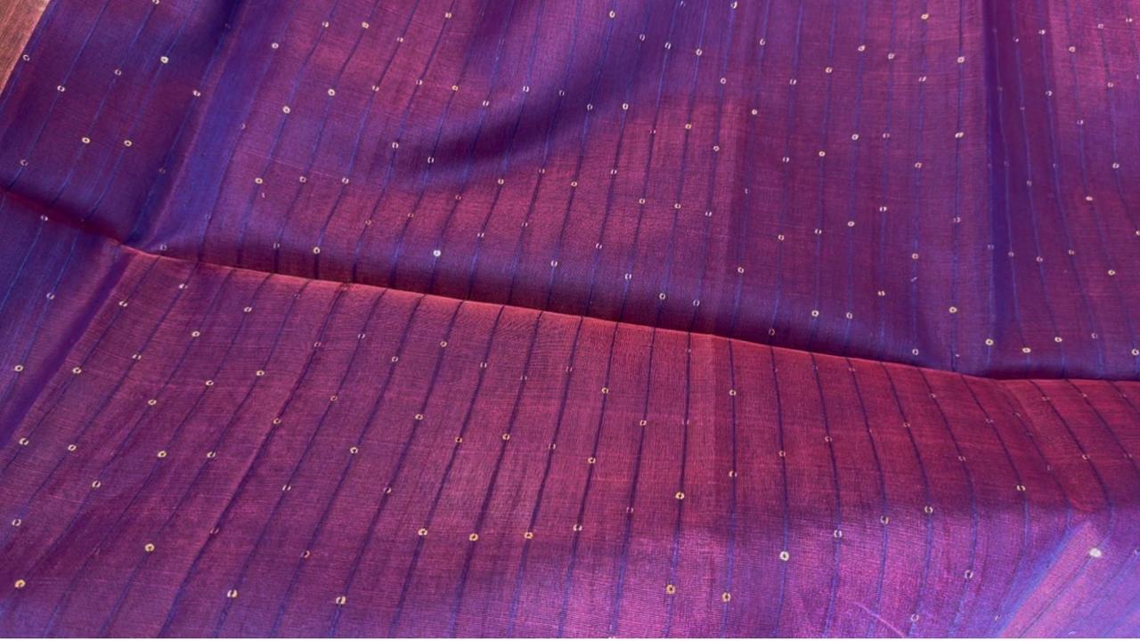 Jamdani Handloom Saree view 2